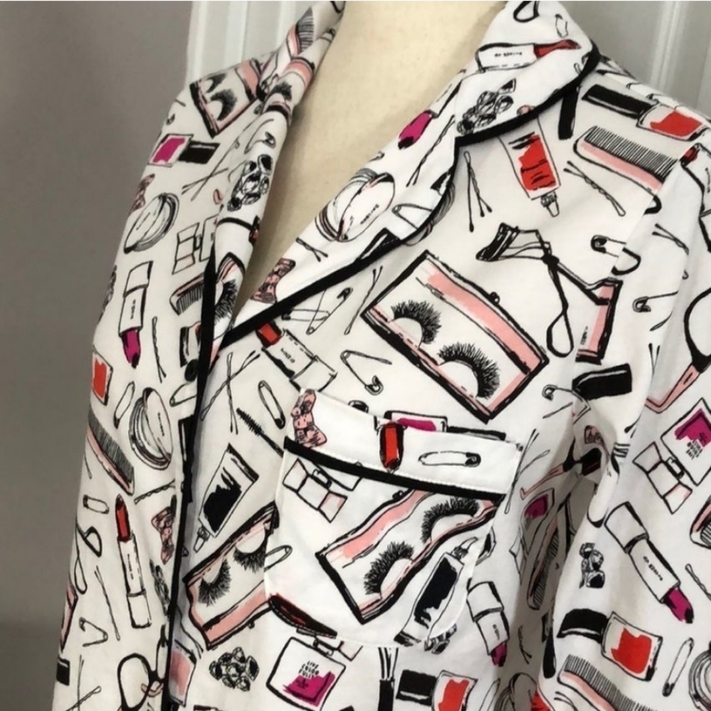 Kate Spade - Dream A Little Dream Makeup Longsleeve PJ Top